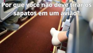 Sapatos no Avião